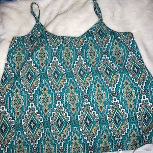 Boho printed hollister tank top